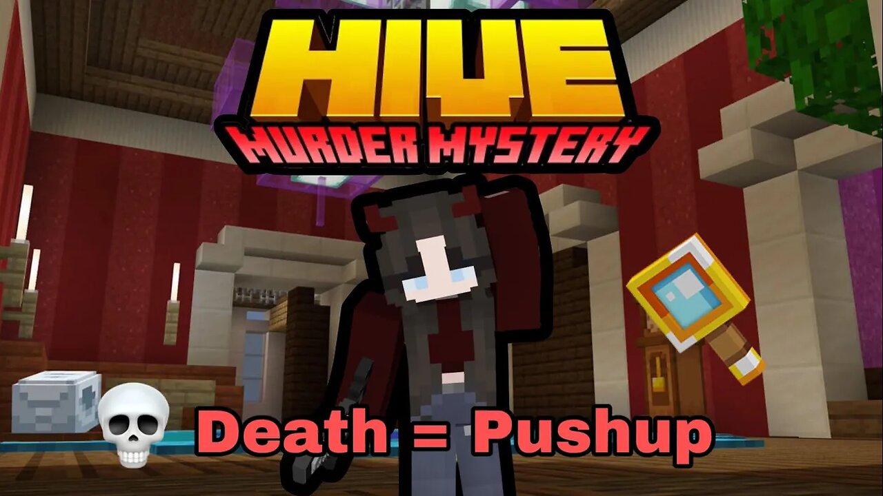 1 Death = 1 Pushup 💀 Minecraft Murder Mystery