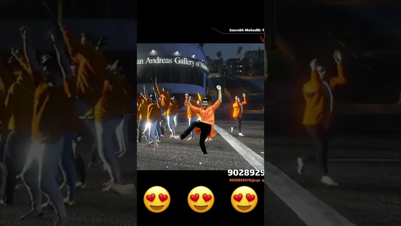 Shreeman Bhau Dance in GTA RP😍😍 @shreeman legend live #shreemanlegend #shorts #shivajimaharaj #gtarp