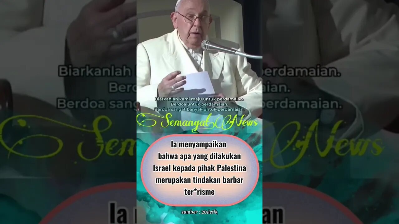 Jelas Dan Keras Paulus Mengatakan Israel adalah teroris #sorts