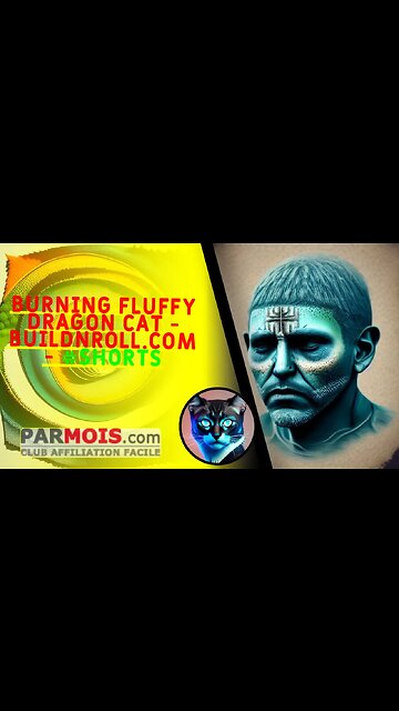 Burning Fluffy Dragon Cat - BuildNRoll.com - #shorts