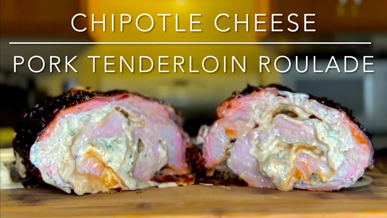 CHIPOTLE CHEESE PORK TENDERLOIN ROULADE | ALL AMERICAN COOKING #cooking #grilling #pork