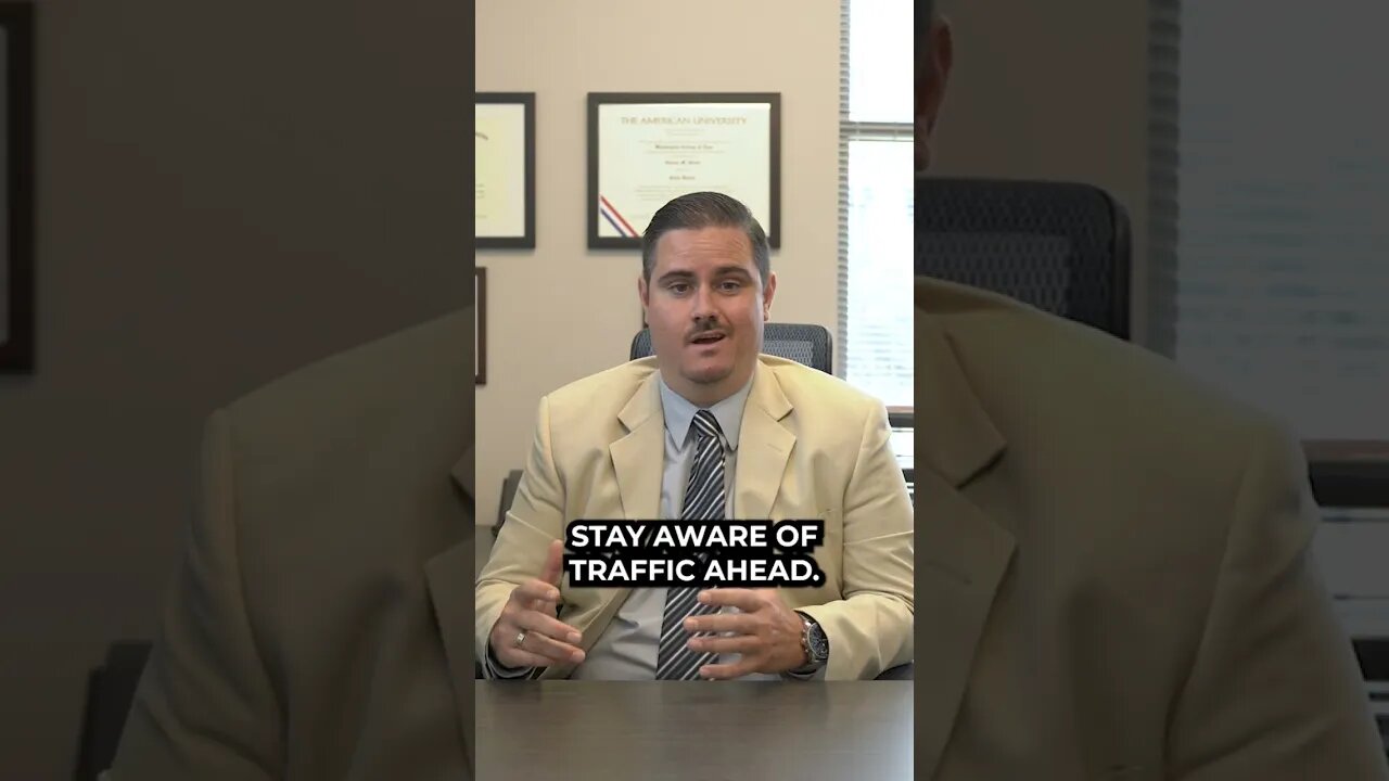 Stay alert, stay safe! Situational awareness on the road is crucial.