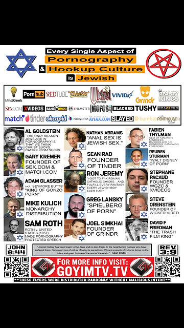 hollywood and pornography founded & controlled by jew - @punishedbrad