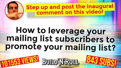 How to leverage your mailing list subscribers to promote your mailing list?