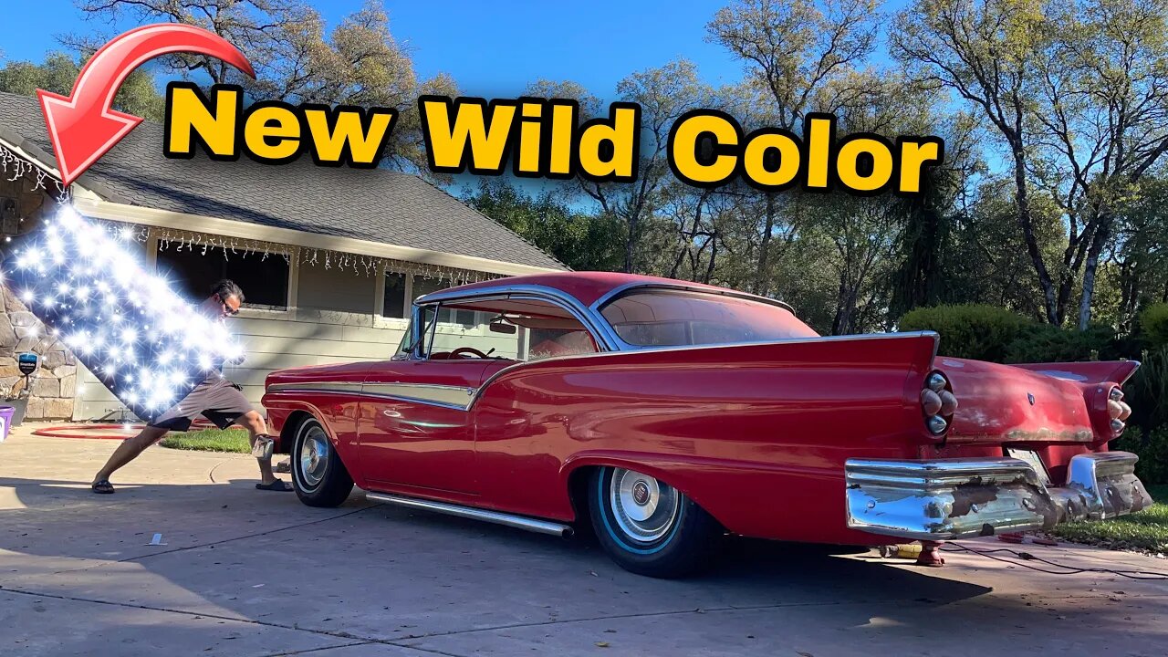 HOW TO WRAP ANY CLASSIC CAR | Trying Out Crazy New Colors On My 1957 Ford Fairlane