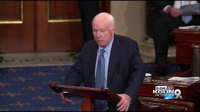 Trump: Sen. McCain returning home to Arizona after treatment