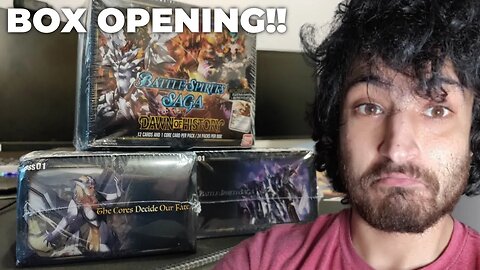 PULLED A SAGA RARE!! 3 x Battle Spirits Saga Dawn of History Box Opening