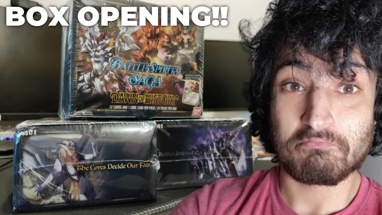 PULLED A SAGA RARE!! 3 x Battle Spirits Saga Dawn of History Box Opening