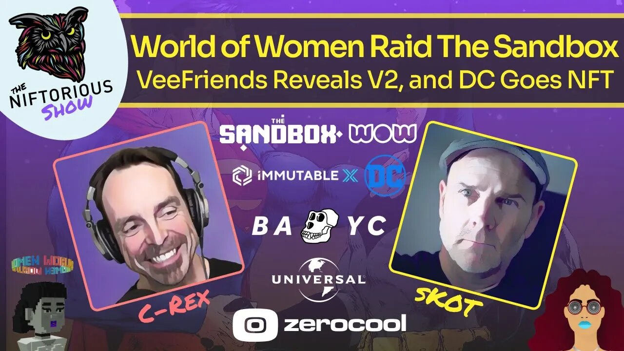 World of Women Raid The Sandbox, VeeFriends Reveals V2, and DC Goes for NFT Trading Cards