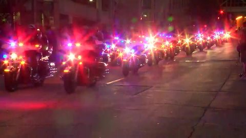 Procession carries body of fallen MPD officer