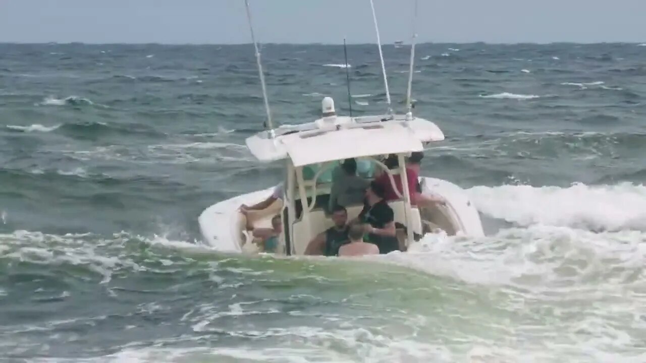 PASSENGER DESTROYED BY HUGE WAVE AT BOCA INLET