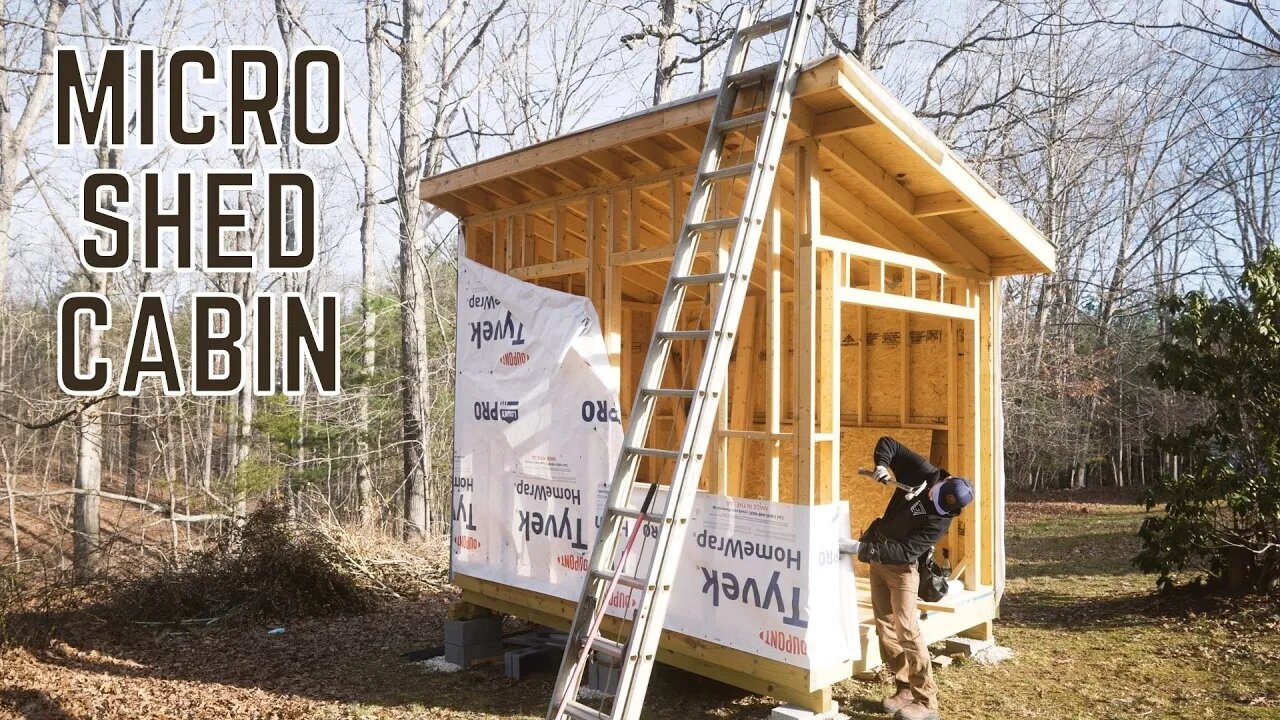 Building an affordable tiny cabin that looks like epic - Ep.9