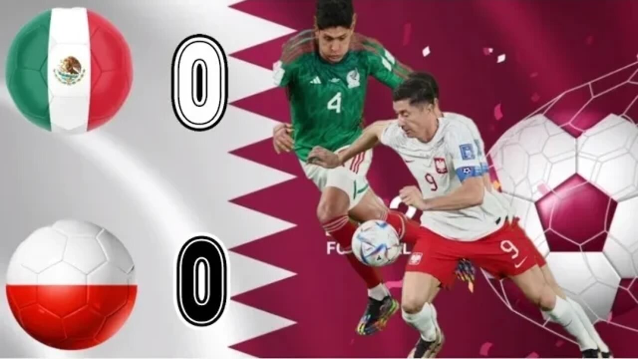 MEXICO 0 X 0 POLÔNIA MELHORES MOMENTOS - LEWANDOWSKI PERDE PÊNALTI ⚽⚽⚽