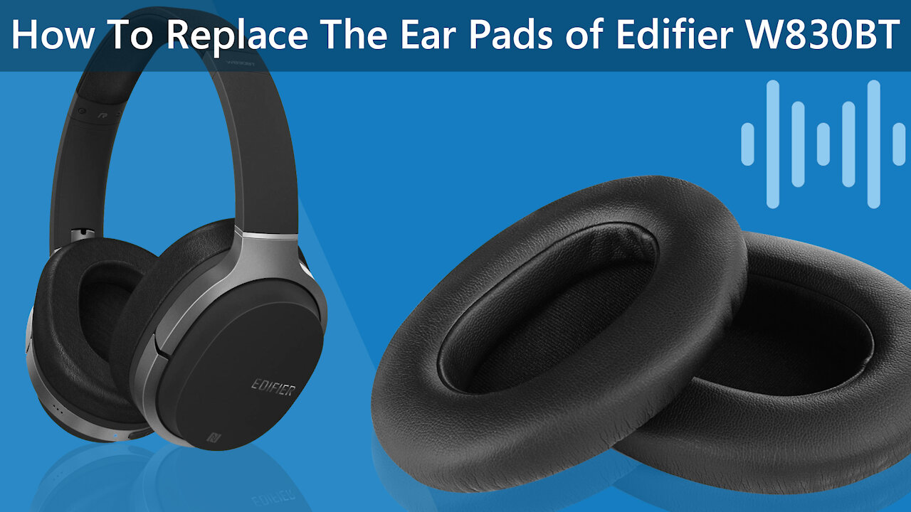 How to Replace Edifier W830BT Headphones Ear Pads/Cushions | Geekria