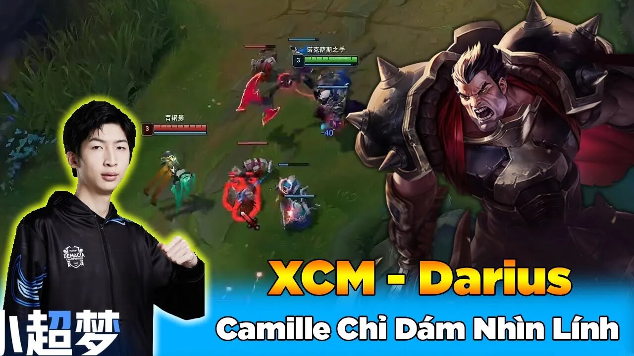 Camille Chỉ Dám Nhìn Lính Với Con Darius Của XCM | Wakanda Forever TFT