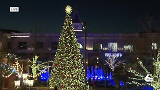 The Village at Meridian tree lighting