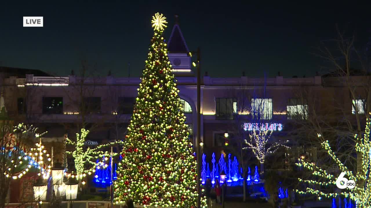 The Village at Meridian tree lighting