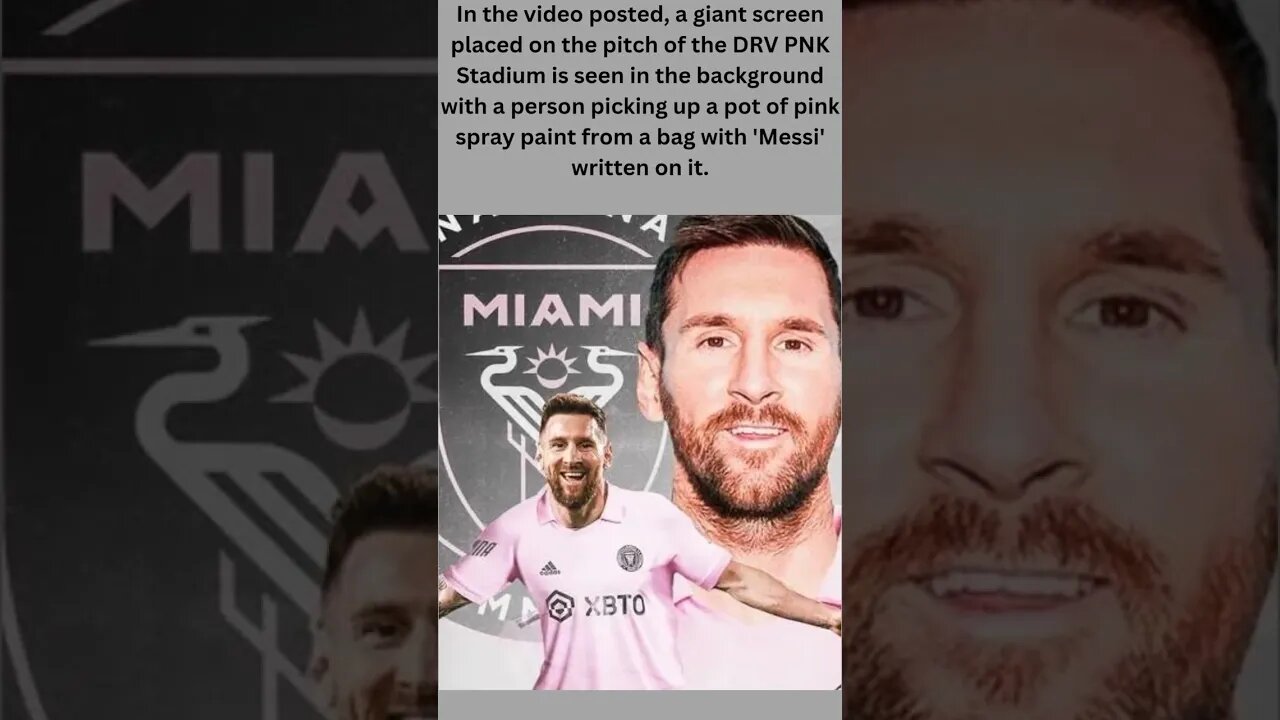 "See you in Miami," says Messi after joining the MLS. #shorts