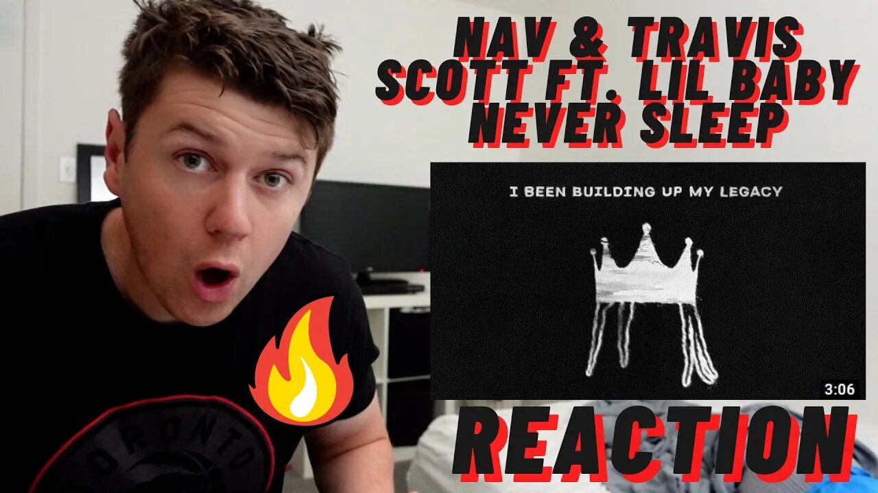 IRISH REACTION NAV & Travis Scott ft. Lil Baby - Never Sleep (Official Lyric Video)