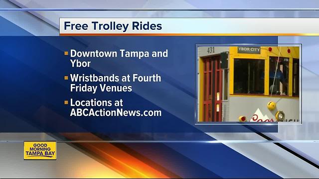 Fourth Friday free trolley rides