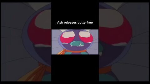 ash releases butterfree💔🥲