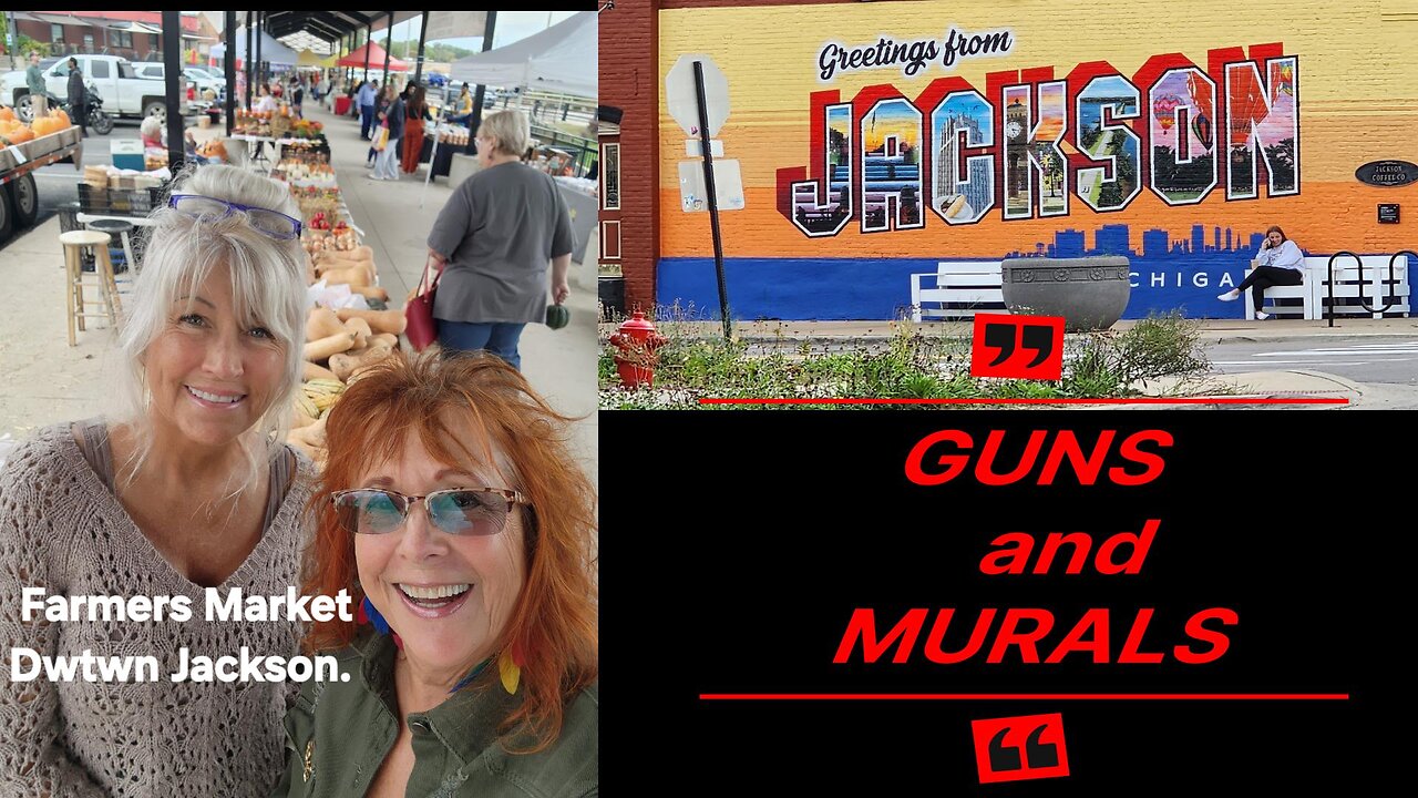 GUNS and MURALS-Jackson Michigan