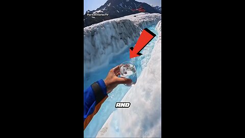 Do not drink glaciers WATER ⚠️