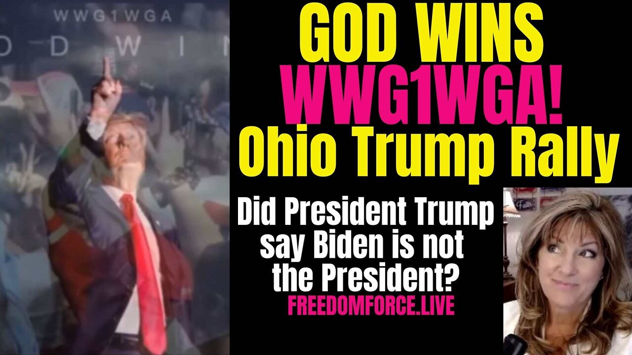 God Wins! WWG1WGA! Ohio Trump Rally 9-18-22