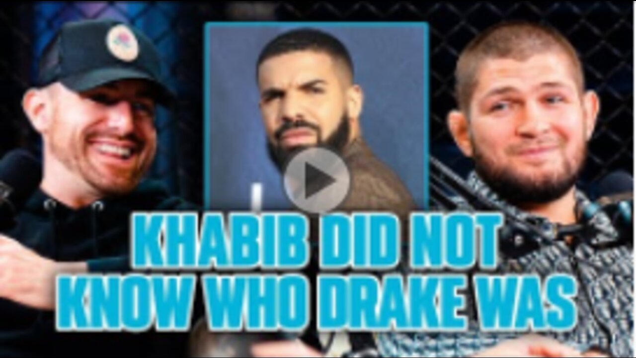 Khabib Didn't Know Who Drake Was!