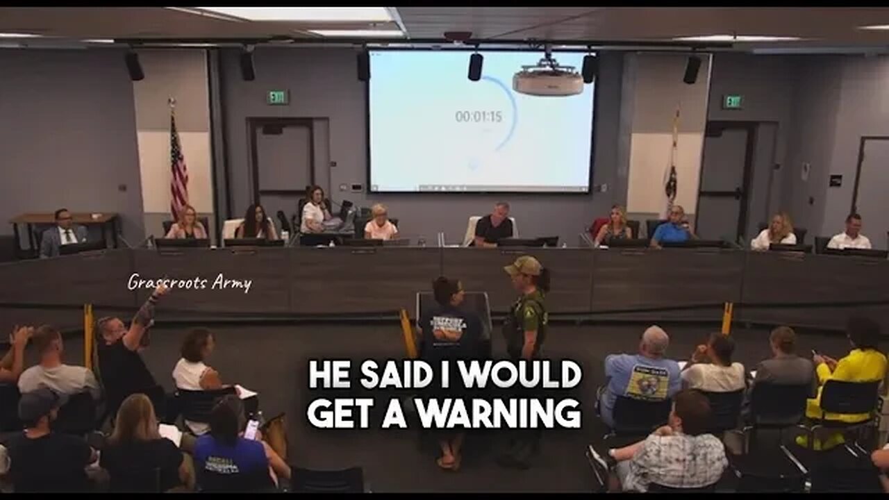 Leftist Karen EXPLODES On Conservative School Board Members, Gets Escorted Out By Police