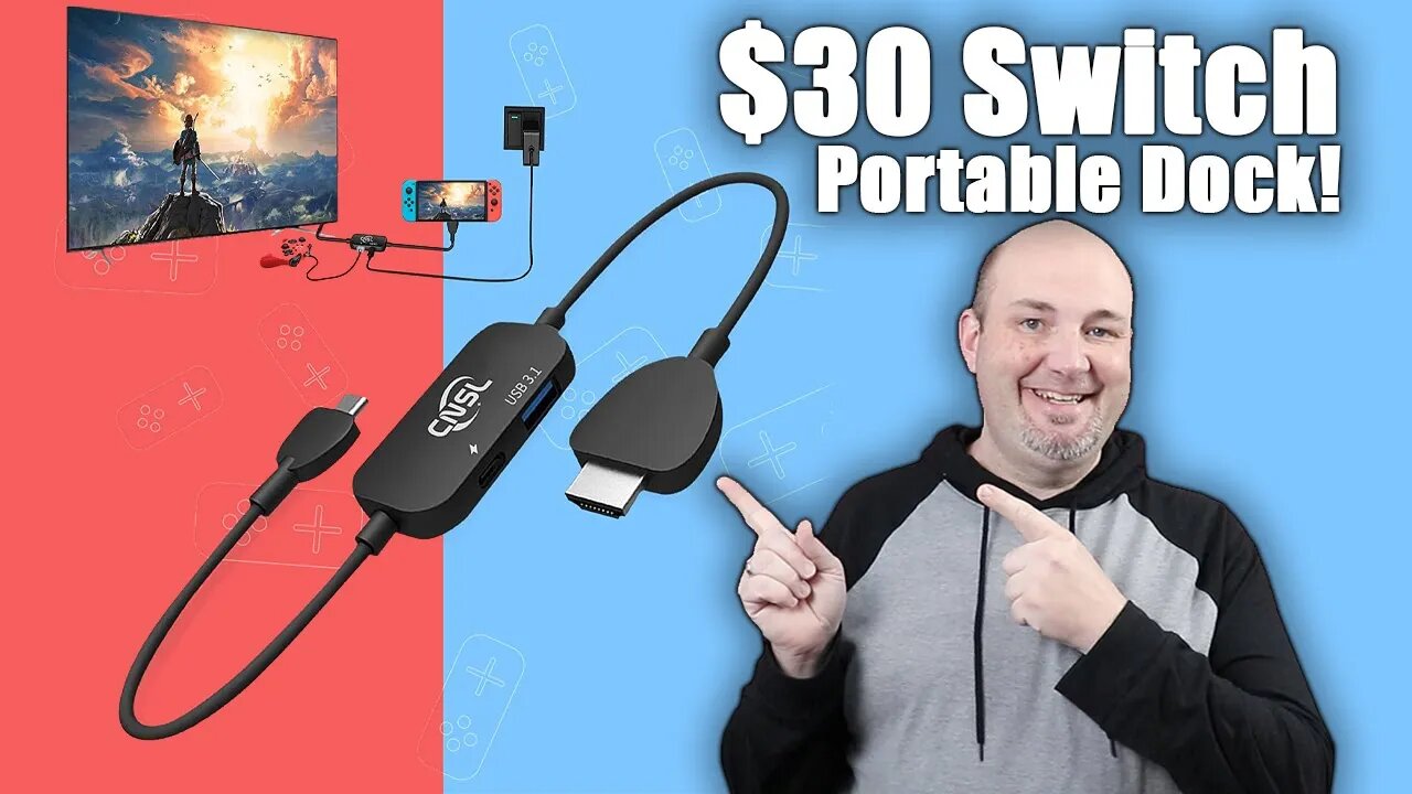 How Good Can a Portable Nintendo Switch Dock For Under $30 Be??