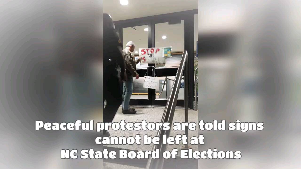 NC Voters Leave Message But...