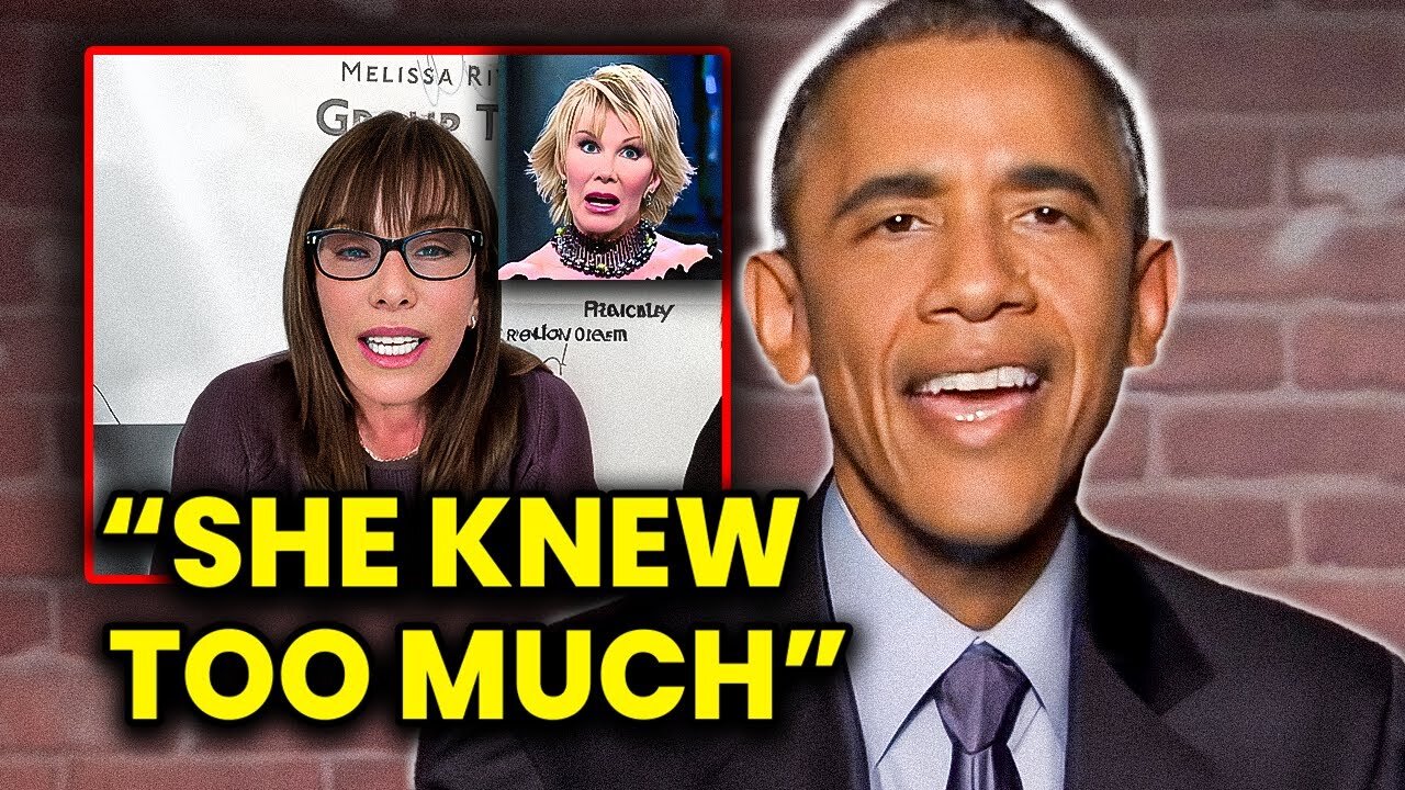 THE OBAMA PANICS AS MELISSA RIVERS CONFESSION MIGHT DESTROY THEIR REPUTATION!!!