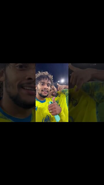 Gustavo Scarpa falando com a torcida do Nottingham Forest F.C. após uma vitória