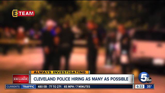 Cleveland Police hiring as fast as they can