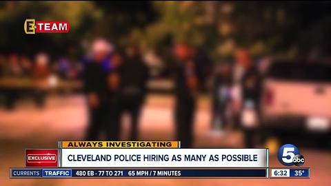 Cleveland Police hiring as fast as they can