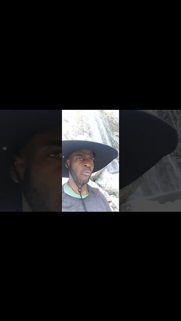 5 min stay by waterfall #waterfall #hiking #freezemeup #nature