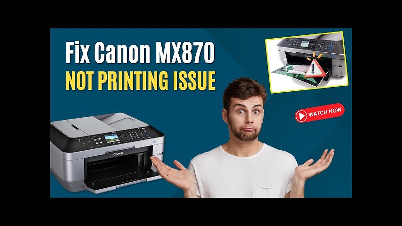 Fix Canon MX870 Not Printing Issue