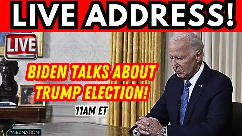 🚨MUST WATCH: President Biden’s First National Address Since Election Day!