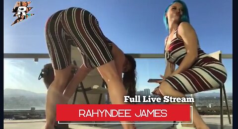 Rahyndee James Twerking in balcony with friend