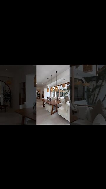 Impressive modern tropical home with Mediterranean style 🌴 #shorts #bali #mediterranean #interior