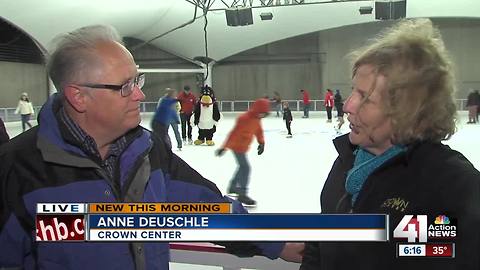 Crown Center ice skating rink opens for the holiday season