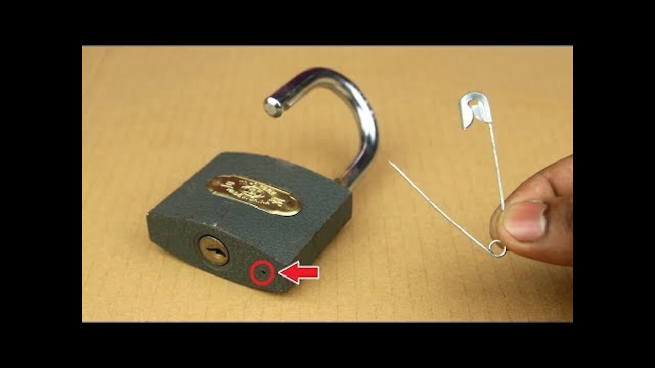 2 Ways to Open a Lock 🔑 very easy 🤫