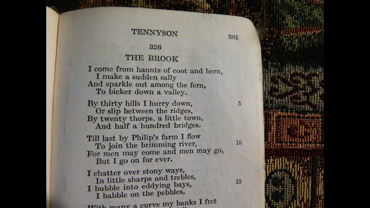 The Brook - Lord Tennyson