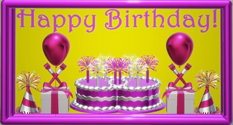 Happy Birthday 3D - Happy Birthday To You - Today Is Your Birthday - Happy Birthday Song