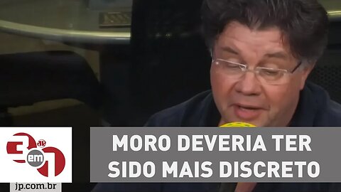 Marcelo Madureira: "Moro deveria ter sido mais discreto"