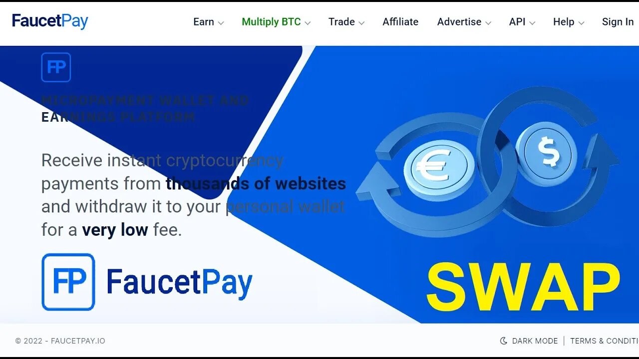 💥Como fazer SWAP (troca) de moedas na FAUCETPAY💥