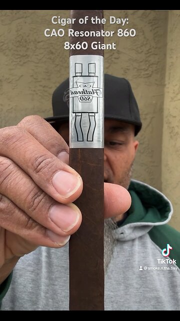 Cigar of the Day: CAO Resonator 860 8x60 Giant #Short #Cigars #CigaroftheDay #Shorts #Cigar