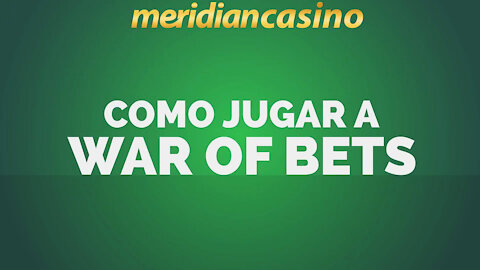 ¿CÓMO JUGAR A GUERRA DE APUESTAS?🃏 | BETGAMES.TV 📱💻 | MERIDIAN CASINO | MERIDIANBET