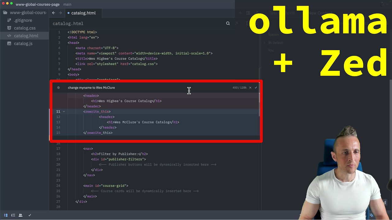Using Local Models in Zed's AI Assistant with ollama